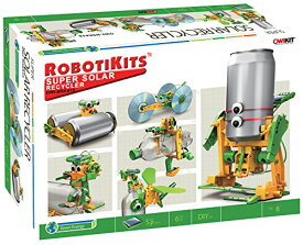 ロボット 知育玩具 パズル ブロック OWI-MSK616 OWI Super Solar Recycler | RRR | Reuse-Recyle-Repurpose | Turn Old Water Bottler-Cans-CDs into Solar Powered Toysロボット 知育玩具 パズル ブロック OWI-MSK616