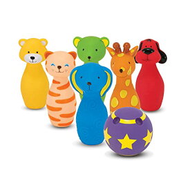 メリッサ&ダグ おもちゃ 知育玩具 Melissa & Doug Melissa & Doug K's Kids Bowling Friends Play Set and Game With 6 Pins and Convenient Carrying Case - Indoor, Outdoor Toys For Toddlers Ages 2+メリッサ&ダグ おもちゃ 知育玩具 Melissa & Doug