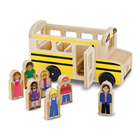 メリッサ&ダグ おもちゃ 知育玩具 Melissa & Doug Melissa & Doug School Bus Wooden Toy Set With 7 Figures, Pretend Play, Classic Toys For Kidsメリッサ&ダグ おもちゃ 知育玩具 Melissa & Doug