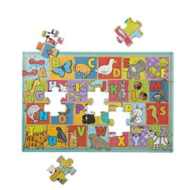 メリッサ&ダグ おもちゃ 知育玩具 Melissa & Doug Melissa & Doug Natural Play Giant Floor Puzzle: ABC Animals (35 Pieces)メリッサ&ダグ おもちゃ 知育玩具 Melissa & Doug