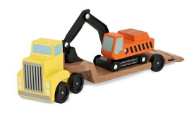 メリッサ&ダグ おもちゃ 知育玩具 Melissa & Doug Melissa & Doug Wooden Trailer & Excavator & 1 Scratch Art Mini-Pad Bundle (04577)メリッサ&ダグ おもちゃ 知育玩具 Melissa & Doug