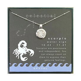 EFYTAL アクセサリー ブランド かわいい おしゃれ EFYTAL Best Friend Birthday Gifts, 925 Sterling Silver Bezel Edge Zodiac Necklace, Star Sign Necklaces, Friendship Gift for Bridesmaids, Bridal Party FriendEFYTAL アクセサリー ブランド かわいい おしゃれ