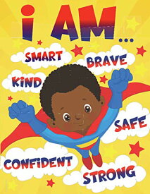 海外製絵本 知育 英語 イングリッシュ アメリカ I Am: Empowering African American Coloring Book for Boys with Positive Affirmations | for Little Black & Brown Boys with Natural Curly Hair (Books for ... | Afr海外製絵本 知育 英語 イングリッシュ アメリカ