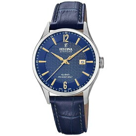 腕時計 フェスティナ フェスティーナ スイス レディース Festina F20007/3 Men's Blue Swiss Made Watch, Blue-Silver-Gold, gro?, Bracelet腕時計 フェスティナ フェスティーナ スイス レディース
