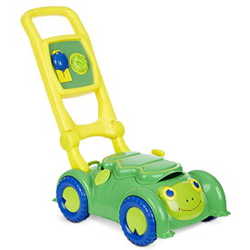 メリッサ&ダグ おもちゃ 知育玩具 Melissa & Doug Melissa & Doug Sunny Patch Snappy Turtle Lawn Mower - Pretend Play Toy for Kids - Turtle-Themed Pretend Kids Lawn Mower Developmental Push Toy For Toddlersメリッサ&ダグ おもちゃ 知育玩具 Melissa & Doug