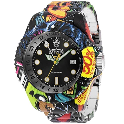 腕時計 インヴィクタ インビクタ リザーブ メンズ 【送料無料】Invicta Reserve Hydromax Quartz Black Dial Men's Watch 36762腕時計 インヴィクタ インビクタ リザーブ メンズ