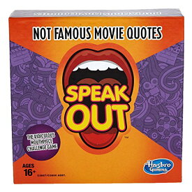 ボードゲーム 英語 アメリカ 海外ゲーム Hasbro Gaming Speak Out Expansion Pack: Not Famous Movie Quotesボードゲーム 英語 アメリカ 海外ゲーム
