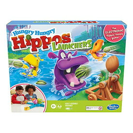 ボードゲーム 英語 アメリカ 海外ゲーム Hungry Hungry Hippos Launchers Game for Kids Ages 4 and Up, Electronic Pre-School Game for 2-4 Playersボードゲーム 英語 アメリカ 海外ゲーム