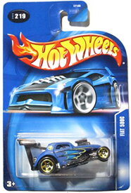 ホットウィール Hot Wheels フィアット500C #219 ブルー ビークル ミニカー
