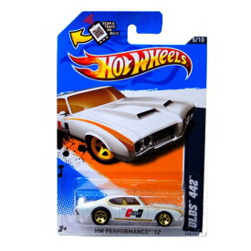 ホットウィール マテル ミニカー ホットウイール Hot Wheels 2012-145 HW Performance 12 OLDS 442 WHITE 1:64 Scale on Regular Cardホットウィール マテル ミニカー ホットウイール