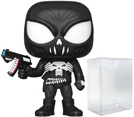 ファンコ FUNKO フィギュア 人形 アメリカ直輸入 【送料無料】Marvel: Venom - Venomized Punisher Funko Pop! Vinyl Figure (Bundled with Compatible Pop Box Protector Case), Multicolored, 3.75 inchesファンコ FUNKO フィギュア 人形 アメリカ直輸入