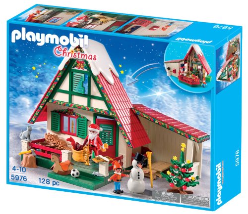 無料ラッピングでプレゼントや贈り物にも。逆輸入並行輸入送料込 プレイモービル ブロック 組み立て 知育玩具 ドイツ  PLAYMOBIL Santa's Homeプレイモービル ブロック 組み立て 知育玩具 ドイツ