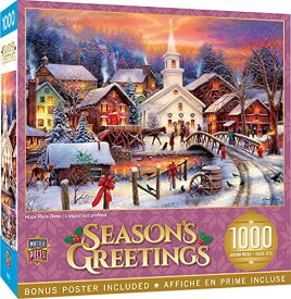 ジグソーパズル 海外製 アメリカ MasterPieces 1000 Piece Christmas Jigsaw Puzzle - Hope Runs Deep - 19.25"x26.75"ジグソーパズル 海外製 アメリカ