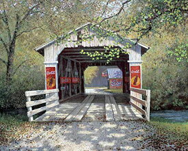 ジグソーパズル 海外製 アメリカ Springbok "Coca-Cola The Covered Bridge" 1000 Piece Jigsaw Puzzleジグソーパズル 海外製 アメリカ