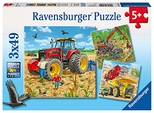 再再販ジグソーパズル 海外製 アメリカ Ravensburger Big Machines Jigsaw Puzzle (3x49 Piece)ジグソーパズル 海外製 アメリカ