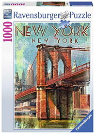 ジグソーパズル 海外製 1000ピース レトロ ニューヨーク 約70x50センチ 絵画・アート Ravensburger