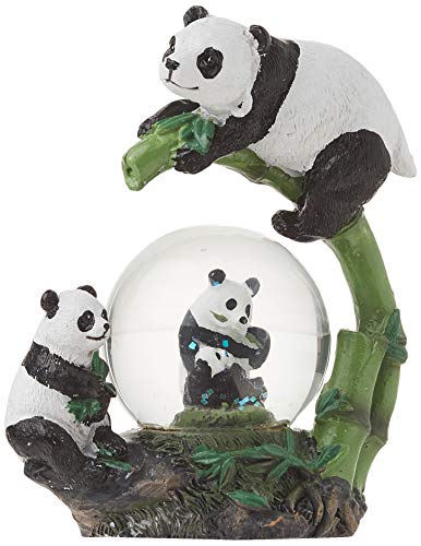 無料ラッピングでプレゼントや贈り物にも 逆輸入並行輸入送料込 5☆好評 スノーグローブ 雪 置物 インテリア 海外モデル 送料無料 Panda Globe Bear Family Decorationスノーグローブ 45MM 売れ筋 Snow Figurine Glitter