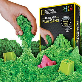 ナショナルジオグラフィック 知育玩具 科学 実験 NATIONAL GEOGRAPHIC National Geographic 81272 Play Sand Toy, Greenナショナルジオグラフィック 知育玩具 科学 実験 NATIONAL GEOGRAPHIC