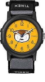 腕時計 タイメックス レディース Timex Unisex Collegiate Recruit 38mm Watch ? LSU Tigers with Black Fabric Strap腕時計 タイメックス レディース