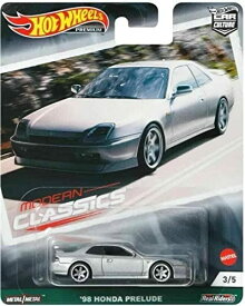 ホットウィール Hot Wheels プレミアム カーカルチャー モダンクラシックス ’98ホンダ プレリュード 3/5 シルバー HONDA ビークル ミニカー