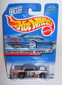 ホットウィール マテル ミニカー ホットウイール 1997 Hotwheels '57 Chevy Artistic License Seriesホットウィール マテル ミニカー ホットウイール