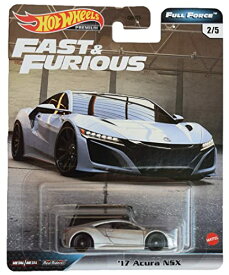 ホットウィール Hot Wheels プレミアム フルフォース '17アキュラ NSX Fast & Furious ワイルドスピード シルバー ビークル ミニカー