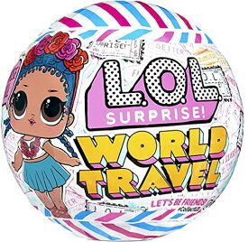 エルオーエルサプライズ 人形 ドール L.O.L. Surprise! World Travel? Dolls with 8 Surprises Including Doll, Fashions, and Travel Themed Accessories - Great Gift for Girls Age 4+エルオーエルサプライズ 人形 ドール