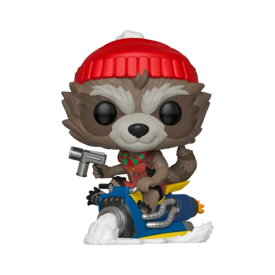 ファンコ FUNKO フィギュア 人形 アメリカ直輸入 Funko Pop! Marvel: Holiday - Rocket Raccoon On Sled, Multicolor, Standardファンコ FUNKO フィギュア 人形 アメリカ直輸入