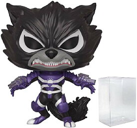 ファンコ FUNKO フィギュア 人形 アメリカ直輸入 POP Marvel: Venom - Venomized Rocket Raccoon Funko Pop! Vinyl Figure (Bundled with Compatible Pop Box Protector Case), Multicolor, 3.75 inchesファンコ FUNKO フィギュア 人形 アメリカ直輸入