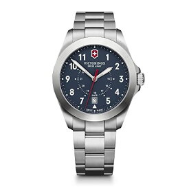 腕時計 ビクトリノックス スイス メンズ Victorinox Alliance Swiss Army Heritage Analog Watch with Blue Dial and Silver Stainless Steel Strap - Timeless Wristwatch腕時計 ビクトリノックス スイス メンズ