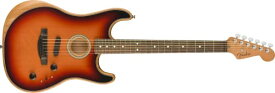 フェンダー アコースティックギター 海外直輸入 Fender American Acoustasonic Stratocaster Acoustic Electric Guitar, 3-Color Sunburst, Ebony Fingerboard, with Gig Bagフェンダー アコースティックギター 海外直輸入