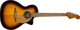 フェンダー アコースティックギター 海外直輸入 Fender Newporter Player Acoustic Guitar, with 2-Year Warranty, Sunburst, Walnut Fingerboardフェンダー アコースティックギター 海外直輸入