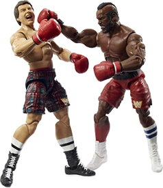 WWE フィギュア アメリカ直輸入 人形 プロレス WWE Mr. T vs “Rowdy” Roddy Piper Elite Collection 2-Pack 6-in Action Figure with Boxing Robes & Swappable Hands, Posable Collectible Gift for WWE Fans Ages 8 WWE フィギュア アメリカ直輸入 人形 プロレス
