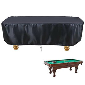 海外輸入品 ビリヤード Flymer Waterproof Pool Table Cover for 7 8 9 FT Snooker Billiard Table, Durable Dustproof Outdoor Table Protective Cover with Drawstring (7FT - 89''L x 46''W x 32''H)海外輸入品 ビリヤード