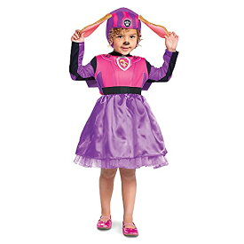 パウパトロール アメリカ直輸入 子供服 キッズ ファッション Paw Patrol Skye Costume Hat and Jumpsuit for Girls, Deluxe Paw Patrol Movie Character Outfit with Badge, Toddler Size Small (2T) Multicoパウパトロール アメリカ直輸入 子供服 キッズ ファッション