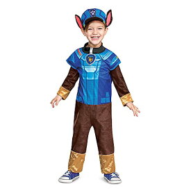 パウパトロール アメリカ直輸入 子供服 キッズ ファッション Chase Costume Hat and Jumpsuit for Boys, Paw Patrol Movie Character Outfit with Badge, Classic Toddler Size Large (4-6) Multicoloredパウパトロール アメリカ直輸入 子供服 キッズ ファッション