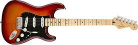 フェンダー エレキギター 海外直輸入 Fender Player Stratocaster Plus Top Electric Guitar, with 2-Year Warranty, Aged Cherry Burst, Maple Fingerboardフェンダー エレキギター 海外直輸入