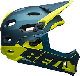 ヘルメット 自転車 サイクリング 輸入 クロスバイク BELL Super DH MIPS Adult Mountain Bike Helmet - Matte/Gloss Blue/Hi-Viz (2024), Large (58-62 cm)ヘルメット 自転車 サイクリング 輸入 クロスバイク