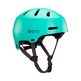 ヘルメット 自転車 サイクリング 輸入 クロスバイク Bern Macon 2.0 Adult Bike Helmet, Dial-Adjusted fit, All-Season, Matte Mint, Size Sヘルメット 自転車 サイクリング 輸入 クロスバイク