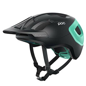 ヘルメット 自転車 サイクリング 輸入 クロスバイク POC, Axion Spin Mountain Bike Helmet for Trail and Enduro, X-Large/XX-Large, Uranium Black/Fluorite Green Matteヘルメット 自転車 サイクリング 輸入 クロスバイク