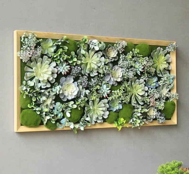 楽天市場】壁飾り ．人工観葉植物 壁掛けインテリア ディスプレイ  