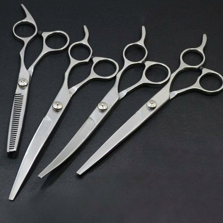 楽天市場】[ハサミ4本セット]プロ仕様 ペット用 トリミング ハサミ  