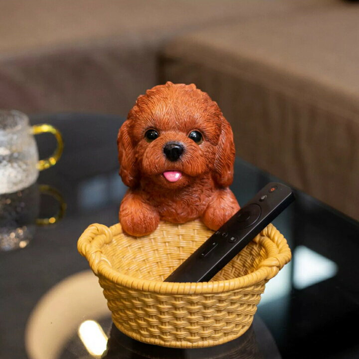 楽天市場】さつまいぬ置物 小物入れドッグ 犬 収納ボックス 卓上収納  