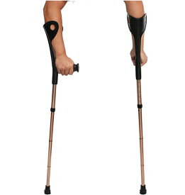 松葉杖 折りたたみ式 エルボー アルミ合金製 4つ折り式 肘 前腕部 松葉杖エルボー 松葉杖折りたたみ式 超軽量 アルミアシスト 高さ調節可能 ハンドル付き