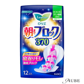 花王 ロリエ 朝までブロック 特に多い夜用 370 12個【ドラッグストア】【宅急便対応】