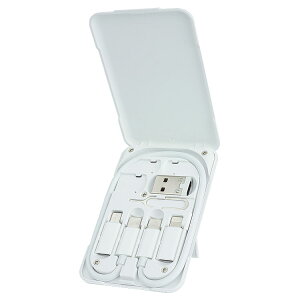 Type-C 充電ケーブル Lightning MicroUSB USB Type-A 変換アダプタ付属 iPhone Android MAX 3A データ転送 ケース付き 持ち運び便利 スタンド 小型 軽量 携帯