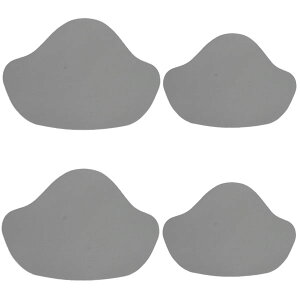 4枚セット 補修シート かかと 2サイズ パッチ 靴 シール 靴擦れ 修理 かかと破れ 補修 内側 補強 スニーカー 靴用品 ブーツ パンプス 2足分 補修 内側