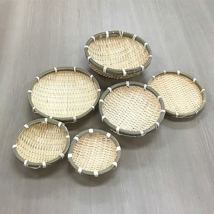 楽天市場】新椀 14cm ざる 竹製 盛り付け皿 演出小物 キッチングッズ 