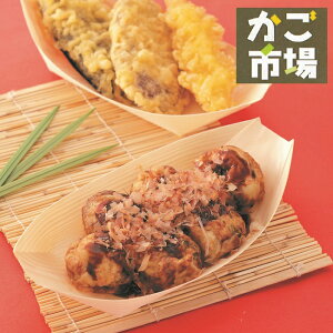 たこ焼き皿 舟皿 7号 たこ焼き トレイ 木製 ポプラ 屋台 使い捨て #5027