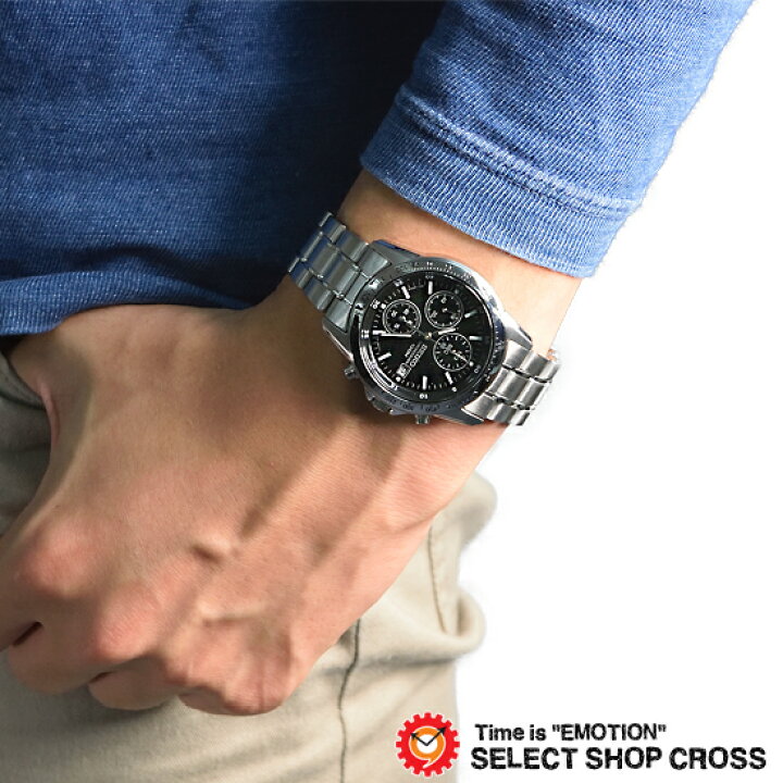 楽天市場】【3年保証】 セイコー SEIKO クロノグラフ クオーツ メンズ 